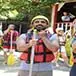 antalya da rafting yapan yorumcu